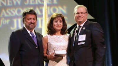 The Honorable Judge Michael Brooke Fisher, J.S.C., Retired, pictured with Daniel Rosner Photo